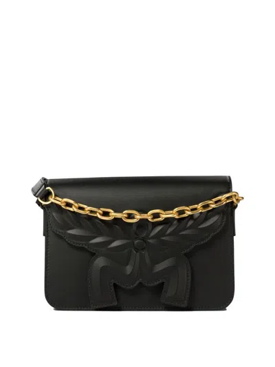 Mcm Himmel Leather Crossbody Bag