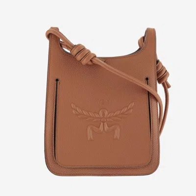 Mcm Himmel Mini Shoulder Bag In Brown