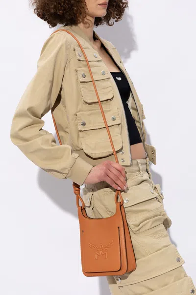 Mcm ‘himmel Mini' Shoulder Bag In Brown
