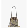 Mcm Himmel Sequin Drawstring Bag In Multi