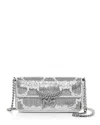 Mcm Himmel Sequin Embellished Shoulder Bag In Silver