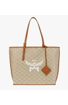 Mcm Himmel Shopper In Brown