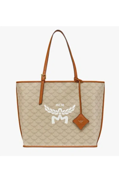 Mcm Himmel Shopper In Brown