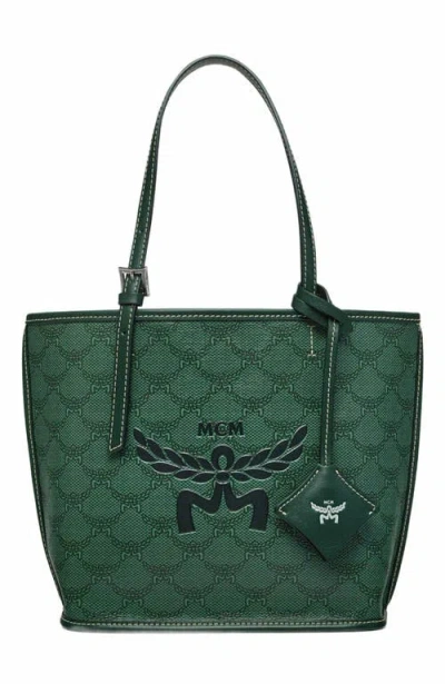 Mcm Himmel Shopper In Green