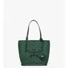 Mcm Himmel Shopper In Lauretos In Green