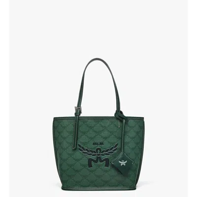 Mcm Himmel Shopper In Lauretos In Green
