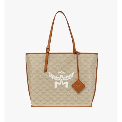 Mcm Himmel Shopper In Lauretos In White