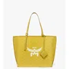 Mcm Printed Canvas Shopping Bag In Multi