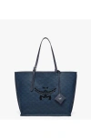 Mcm Himmel Shopper In Navy