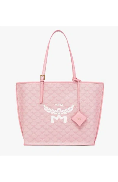 Mcm Himmel Shopper In Pink