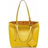 Mcm Himmel Shopper In Yellow