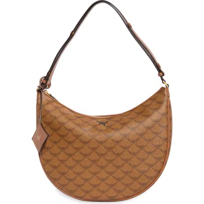 Mcm Himmel Shoulder Bag In Cognac