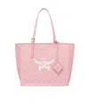 Mcm Himmel Tote Shoulder Bag In Pink