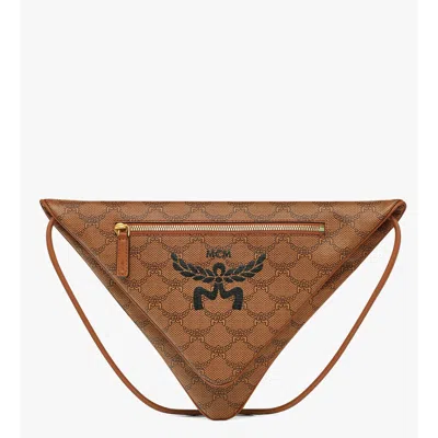 Mcm Himmel Triangle Pouch In Lauretos In Green