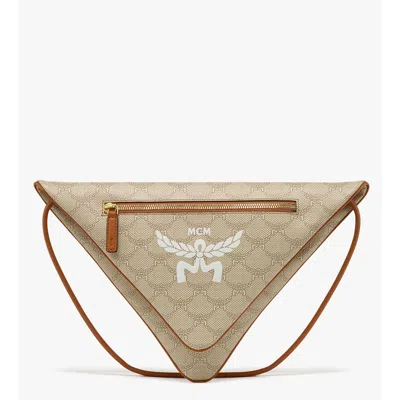 Mcm Himmel Triangle Pouch In Lauretos In White
