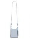 Mcm Pastel Light Blue Leather Mini Himmel Hobo Crossbody Bag