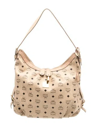 Pre-owned Mcm Hobo In Brown