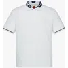 Mcm Intarsia Laurel Piqué Polo In White