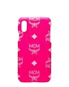 Mcm Iphone X/xs Cover In Pink