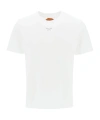 Mcm Essential Logo Print T-shirt In Organic Cotton In White