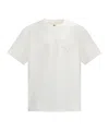 Mcm Item O-neck Short-sleeved T-shirt In White