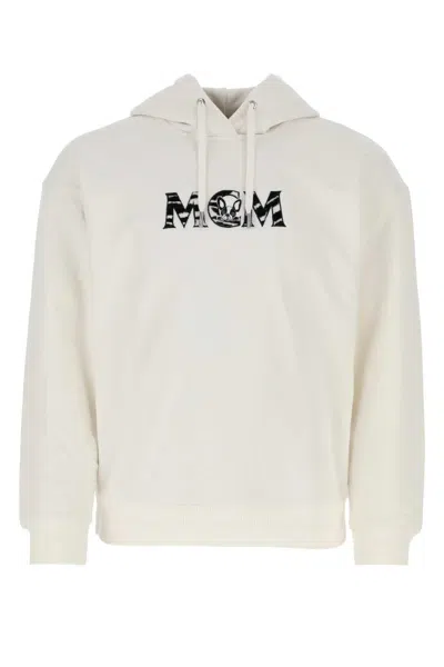 Mcm Ivory Cotton Sweatshirt