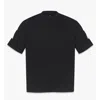 Mcm Mega Laurel Print T-shirt In Organic Cotton In Black