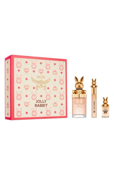 Mcm Jolly Rabbit Eau De Parfum 3-piece Gift Set $200 Value In Transparent