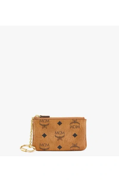 Mcm Key Pouch In Brown
