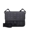 Mcm Klassik Logo Messenger Bag - Black In Black