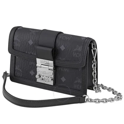 Mcm Ladies Gretl Crossbody In Black Visetos