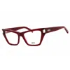 Mcm Ladies Multi-color Cat Eye Eyeglass Frames Mw5005 In Brown