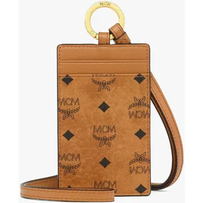 Mcm Lanyard Id Card Holder In Pattern