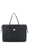 Mcm Liz Large Reversible Tote In Black