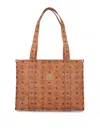 Mcm Large Tote Bag In Brown