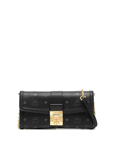 Mcm Large Tracy Chain Wallet In Black