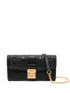 Mcm Large Tracy Crossbody Wallet In Black