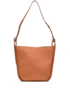 Mcm Large Leather Tote Bag In Brown