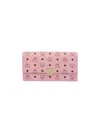 Mcm Large Wallet With Logo Shoulder Strap
