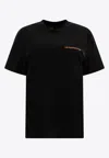 Mcm Laurel Embroidered Jersey T-shirt In Black