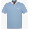 Mcm Laurel Piqué Polo In Della Robbia Blue