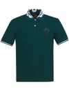 Mcm Intarsia Laurel Piqué Polo In 绿色