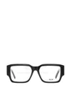 Mcm Laurel Relief Rectangular-frame Glasses In Black