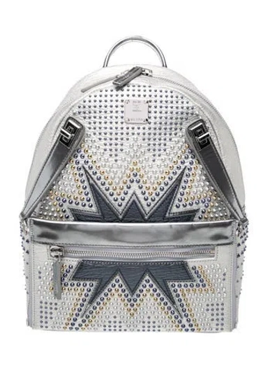 Pre-owned Mcm Leather Backpack