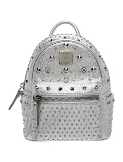 Pre-owned Mcm Leather Backpack
