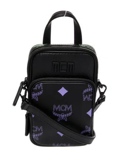 Pre-owned Mcm Leather Backpack In Black