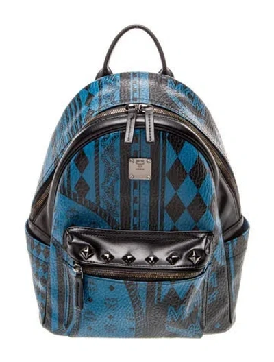 Pre-owned Mcm Leather Backpack In Multi