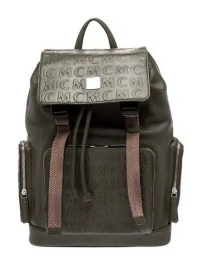 Pre-owned Mcm Leather Backpack In Multi