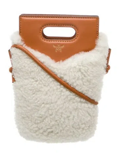 Pre-owned Mcm Leather Backpack In Neutral