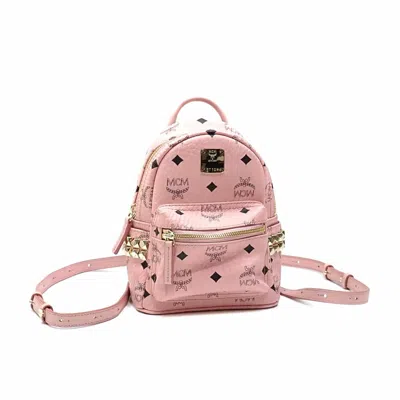 Pre-owned Mcm Leather Backpack ()